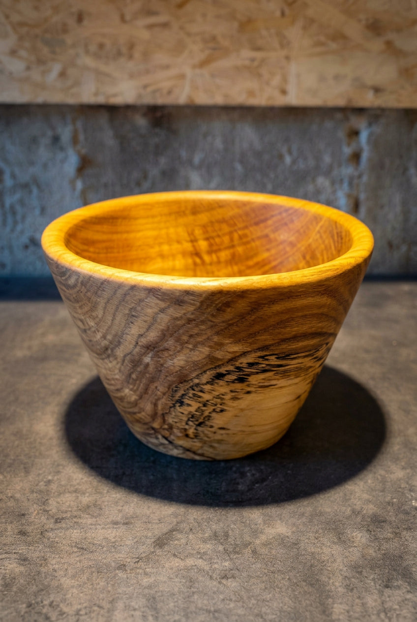 Saladier en bois de face